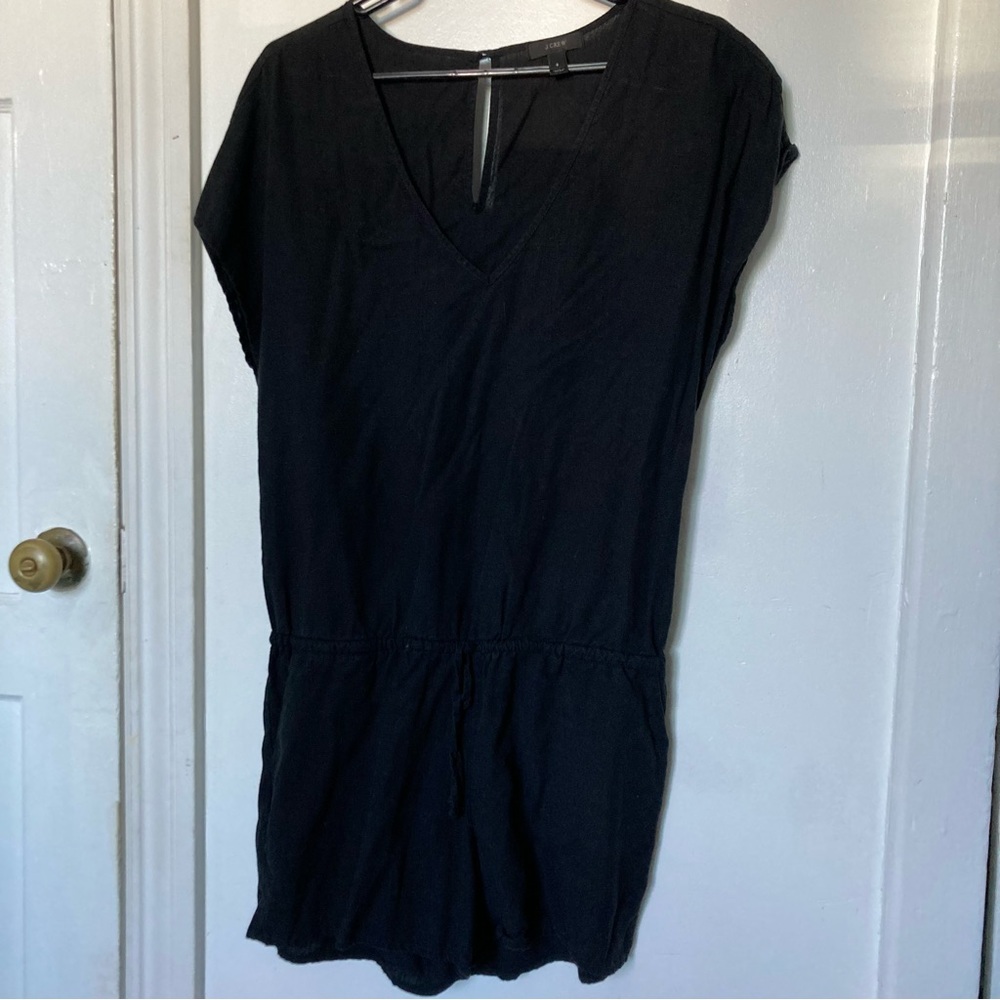 J. Crew black romper